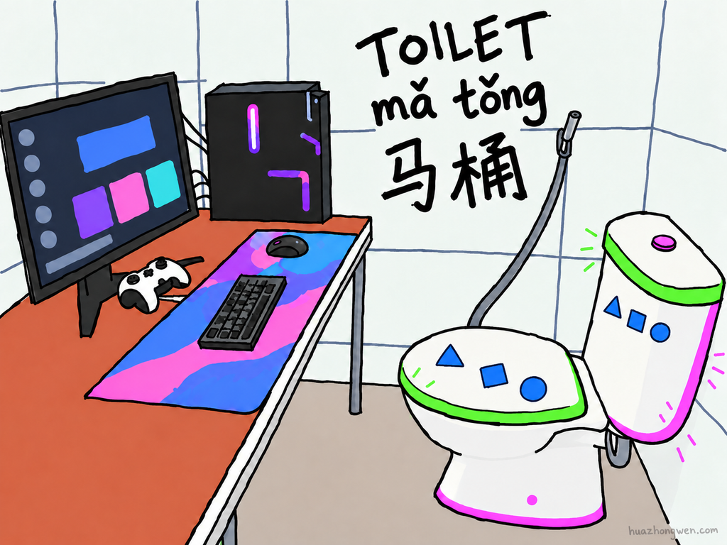 TOILET: 马桶 (mǎ tǒng)