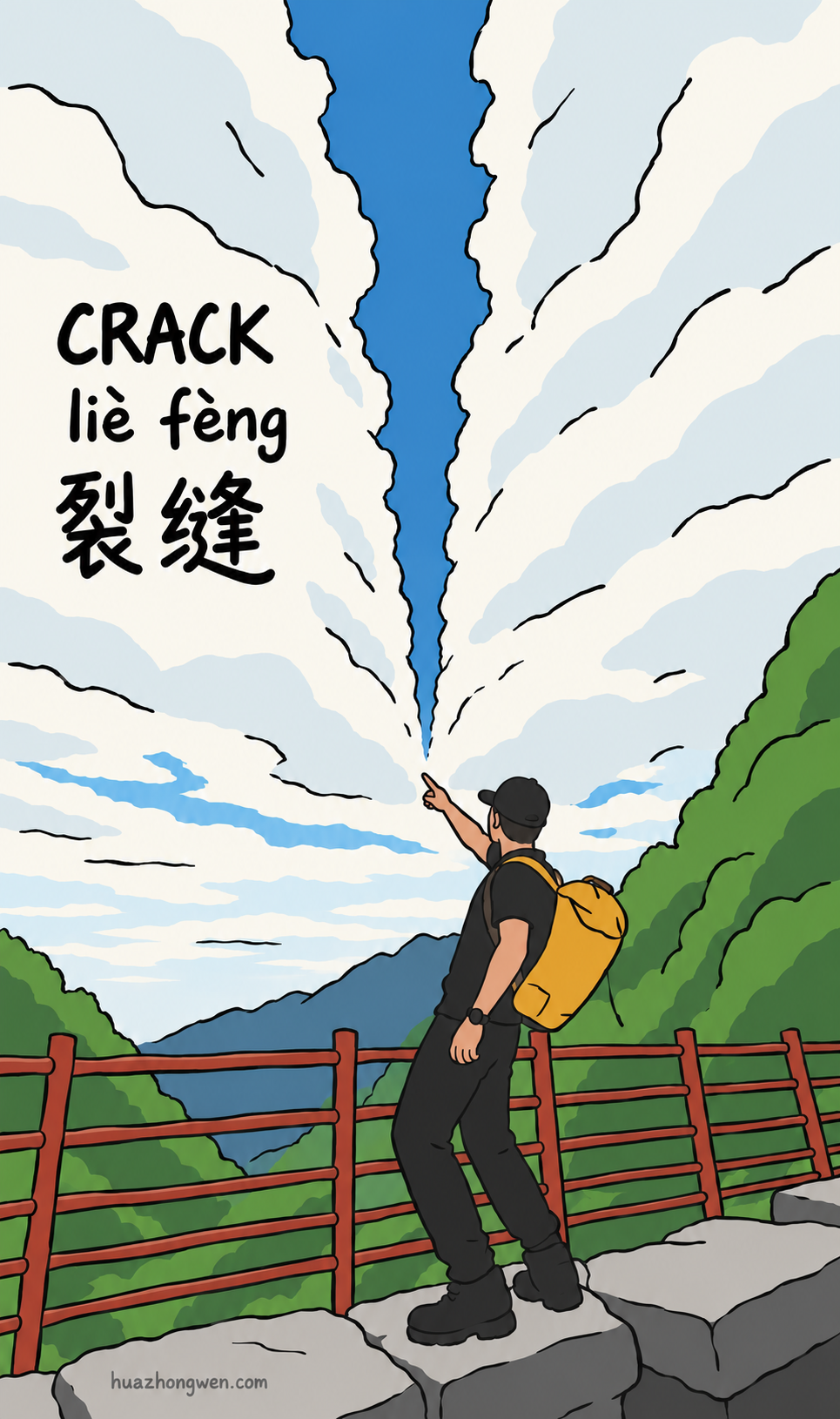 CRACK: 裂缝 (liè fèng)