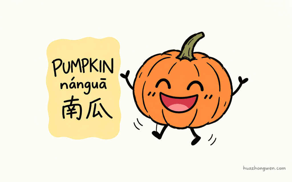 PUMPKIN: 南瓜 (nánguā)